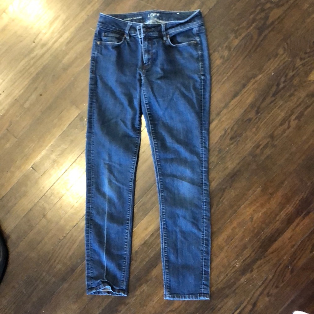 Ann Taylor Loft Curvy Skinny Jeans size 4